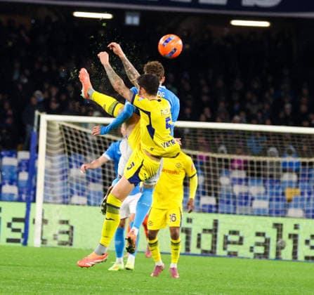January 7, 2026, Napoli, Campania, ITALIA: una Nunez of FC Hellas Verona During the 2025 26 Italian Serie A football match between SSC Napoli and Hellas Verona on January 7, 2026, at the Diego Armando Maradona Stadium in Naples...Pictured: Napoli ITALIA - ZUMAs236 20260107_aap_s236_053 Copyright: xFabioxSassox