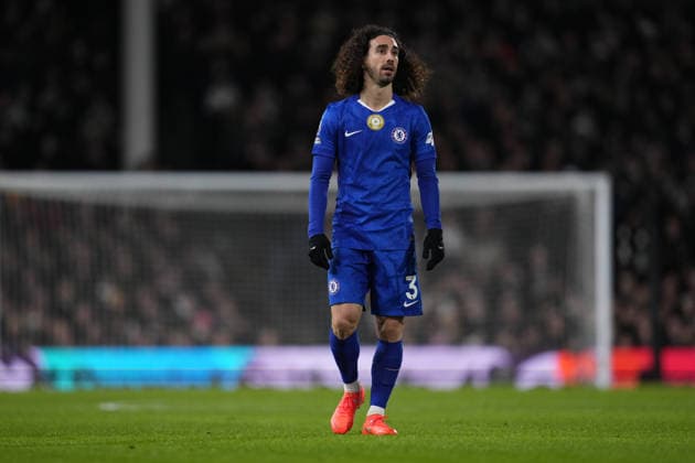 Premier League Fulham v Chelsea Marc Cucurella of Chelsea during the Premier League match Fulham vs Chelsea at Craven Cottage, London, United Kingdom, 7th January 2026 (Photo by Harvey Murphy News Images) Copyright: xHarveyxMurphy NewsxImagesx