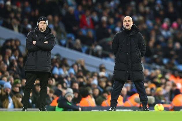 Pep Guardiola, manager of Manchester City gives the fourth official some words Manchester City v Brighton and Hove Albion, Premier League, Football, Etihad Stadium, Manchester, UK - 07 Jan 2026Manchester Etihad Stadium United Kingdom EDITORIAL USE ONLY No use with unauthorised audio, video, data, fixture lists, club league logos or live services. Online in-match use limited to 120 images, no video emulation. No use in betting, games or single club league player publications. Copyright: xPhilxOldham Shutterstockx 16232924n