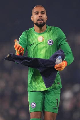 Premier League Fulham v Chelsea Robert Sanchez of Chelsea during the Premier League match Fulham vs Chelsea at Craven Cottage, London, United Kingdom, 7th January 2026 (Photo by Harvey Murphy News Images) Copyright: xHarveyxMurphy NewsxImagesx