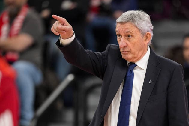 Basketball, Euroleague, 20260107, FC Bayern München - Kosner Baskonia Vitoria-Gasteiz. Im Bild Head Coach des Bayern Svetislav PESIC. München SAP Garden Bayern Deutschland Copyright: Passion2Press.dex xMarkusxFischex