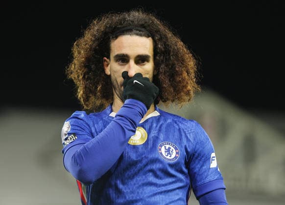 Fulham v Chelsea, English Premier League, Craven Cottage, London, UK - 07 01 2026 Marc Cucurella of Chelsea in action during the Premier League away game against Fulham at Craven cottage London Craven Cottage London GBR, UK NEWSPAPERS OUT Copyright: xMarkxGreenwoodx