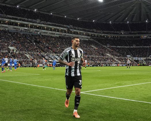 Premier League Newcastle United v Leeds United Bruno Guimaraes of Newcastle Untied during the Premier League match Newcastle United vs Leeds United at St. James s Park, Newcastle, United Kingdom, 7th January 2026 (Photo by Mark Cosgrove News Images) Newcastle St. James s Park Tyne and Wear United Kingdom Copyright: xMarkxCosgrove NewsxImagesx