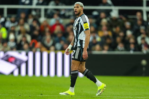 Newcastle United v Leeds United, Premier League Joelinton Of Newcastle United reacts during the Newcastle United v Leeds United Premier League match at St. James Park, Newcastle Upon Tyne, England on 7 January 2026 Credit: Lee Keuneke Every Second Media Editorial use only. All images are copyright Every Second Media Limited. No images may be reproduced without prior permission. All rights reserved. Premier League and Football League images are subject to licensing agreements with Football DataCo Limited. see https: www.football-dataco.com Copyright: xIMAGO EveryxSecondxMediax ESM-1740-0067 LeexKeunekex xEveryxSecondxMediax