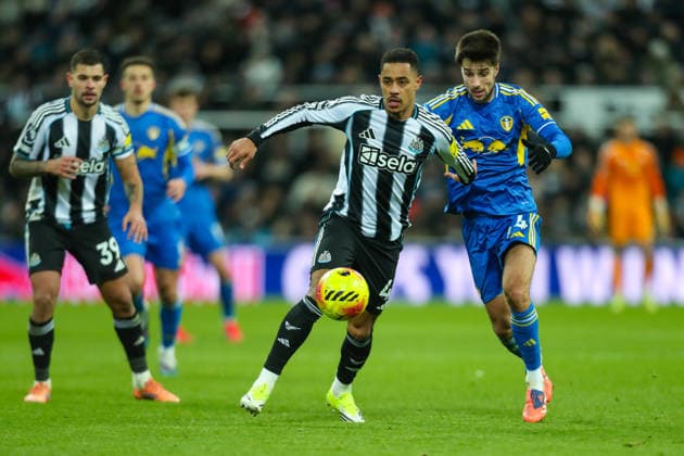 Newcastle United v Leeds United, Premier League Jacob Ramsey Of Newcastle United in action during the Newcastle United v Leeds United Premier League match at St. James Park, Newcastle Upon Tyne, England on 7 January 2026 Credit: Lee Keuneke Every Second Media Editorial use only. All images are copyright Every Second Media Limited. No images may be reproduced without prior permission. All rights reserved. Premier League and Football League images are subject to licensing agreements with Football DataCo Limited. see https: www.football-dataco.com Copyright: xIMAGO EveryxSecondxMediax ESM-1740-0118 LeexKeunekex xEveryxSecondxMediax