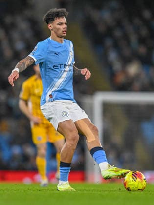 Manchester City v Brighton and Hove Albion Premier League Nico OReilly of Manchester City during the Premier League match at the Etihad Stadium, Manchester 07 01 2026 UK Newspapers OUT Copyright: xKarlxVallantinex FIL-22758-0141
