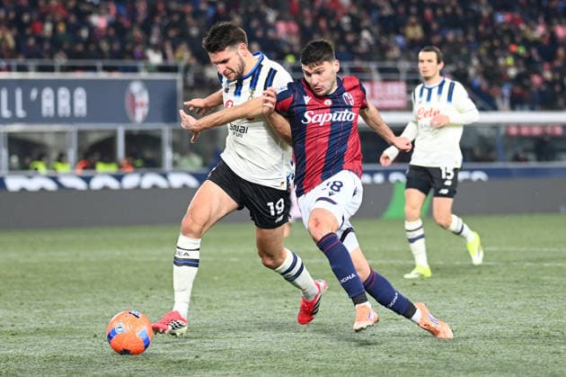 CALCIO - Serie A - Bologna FC vs Atalanta BC Nicolo Cambiaghi (Bologna Fc) in action during Bologna FC vs Atalanta BC, Italian soccer Serie A match in Bologna, Italy, January 07 2026 Bologna Italy  Copyright: xIPAxSport ABACAx