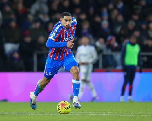 London, England, January 07 2026: Maxence Lacroix (5 Crystal Palace) during the Premier League game between Crystal Palace and Aston Villa at Selhurst Park in London, England. (Photo by Jay Patel Sports Press Photo SPP) Copyright: xJayxPatel SportsxPressxPhoto SPPx Sportspressphoto_SPR79585