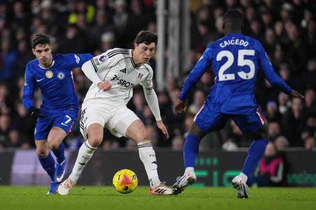 Premier League Fulham v Chelsea during the Premier League match Fulham vs Chelsea at Craven Cottage, London, United Kingdom, 7th January 2026 (Photo by Harvey Murphy News Images) Copyright: xHarveyxMurphy NewsxImagesx