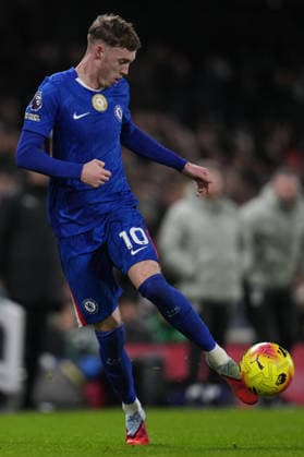 Premier League Fulham v Chelsea Cole Palmer of Chelsea on the ball during the Premier League match Fulham vs Chelsea at Craven Cottage, London, United Kingdom, 7th January 2026 (Photo by Harvey Murphy News Images) Copyright: xHarveyxMurphy NewsxImagesx