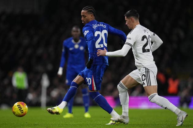 Premier League Fulham v Chelsea Joao Pedro of Chelsea during the Premier League match Fulham vs Chelsea at Craven Cottage, London, United Kingdom, 7th January 2026 (Photo by Harvey Murphy News Images) Copyright: xHarveyxMurphy NewsxImagesx