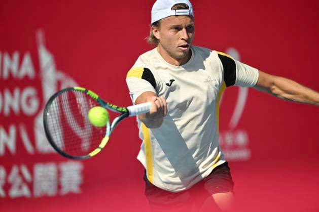 Hong Kong Tennis Open(ATP250) - Day 5 Alexandre Muller, a French tennis player, during a match at the Hong Kong Tennis Open(ATP250) on January 8, 2026 in Hong Kong. (Photo by Kobe Li Nexpher Images) Hong Kong