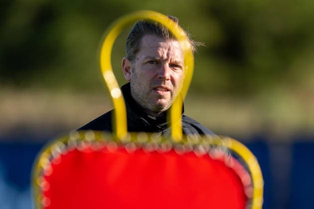 Florian Kohfeldt (SV Darmstadt 1898, Trainer) beim Training, ESP, SV Darmstadt 98, Fussball, 2. Bundesliga, Trainingslager in El Saler, 5. Tag, 08.01.2026. ESP, SV Darmstadt 98, Fussball, 2. Bundesliga, Trainingslager in El Saler, 5. Tag El Saler