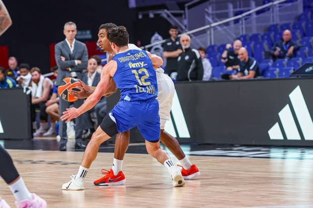 8th January 2026; Movistar Arena; Madrid, Spain; Turkish Airlines Euroleague Basketball; Spain, Real Madrid vs Maccabi Rapyd Tel Aviv; Theo Maledon (Real Madrid) Euroleague Basketball Real Madrid v Maccabi Rapyd Tel Aviv 900 Cordon Press  900 CordonxPress LOF - Euroleague Basketball Real Madrid v Maccabi Rapyd Tel Aviv