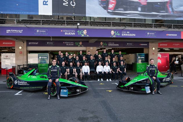 2025 FORMULA E MEXICO CITY ePRIX BUEMI SÃ bastien (swi), Envision Racing, Jaguar I-Type 7, portrait and ERIKSSON Joel (swe), Envision Racing, Jaguar I-Type 7, portrait during the the Mexico City Paulo ePrix, 2nd round of the 2025-26 ABB FIA Formula E World Championship, WM, Weltmeisterschaft on the Autodromo Hermanos Rodriguez from January 8 to 10, 2025 in Mexico City, Mexico - Mexico CityMexico Copyright: xEricxAlonsox