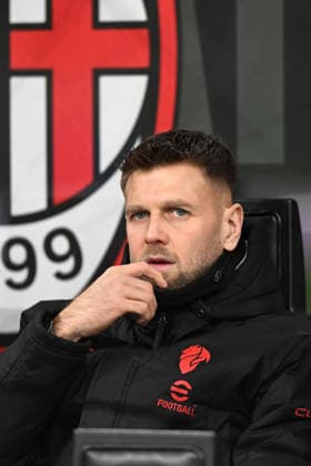 NICLAS FULLKRUG, Milan, Serie A 2025-26, Milan-Genoa 1-1, primo piano, head shot, portrait, close up, single shot, gesti SERIE A 2025-26 MILAN-GENOA 1-1