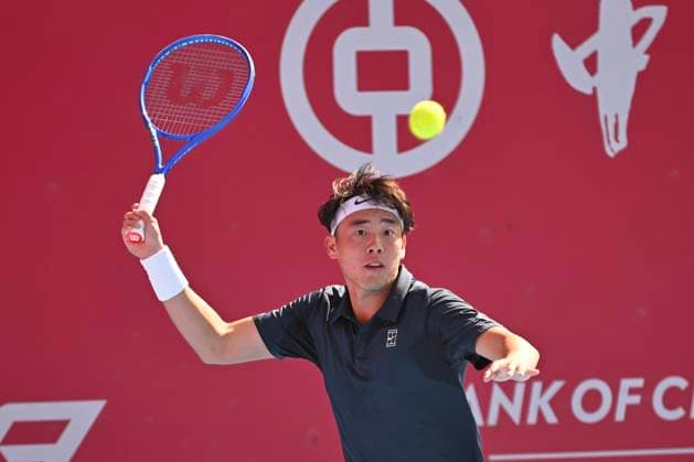 Hong Kong Tennis Open(ATP250) - Day 6 Coleman Wong, a Hong Kong tennis player, during a match at the Hong Kong Tennis Open(ATP250) on January 9, 2026 in Hong Kong. (Photo by Kobe Li Nexpher Images) Hong Kong