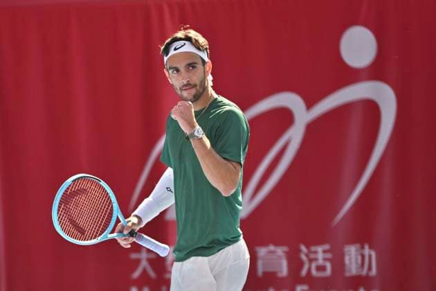Hong Kong Tennis Open(ATP250) - Day 6 Lorenzo Musetti, an Italian tennis player, during a match at the Hong Kong Tennis Open(ATP250) on January 9, 2026 in Hong Kong. (Photo by Kobe Li Nexpher Images) Hong Kong