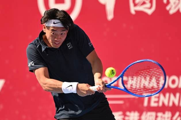 Hong Kong Tennis Open(ATP250) - Day 6 Coleman Wong, a Hong Kong tennis player, during a match at the Hong Kong Tennis Open(ATP250) on January 9, 2026 in Hong Kong. (Photo by Kobe Li Nexpher Images) Hong Kong