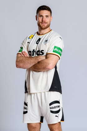 Muenchen: Handball DHB - Deutschland - Fotoshooting Johannes Golla (Deutschland) Deutschland
