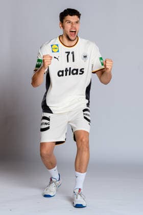 Muenchen: Handball DHB - Deutschland - Fotoshooting Marko Grgic (Deutschland) Deutschland