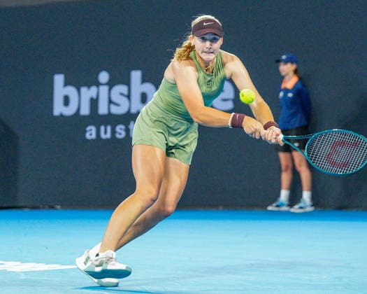 Brisbane International Day Six Queensland Tennis Centre Tennyson Brisbane Queensland 09 January 2026 Brisbane Tennyson Queensland Australia Copyright: xMichaelxGlassx Bris Int - Andreeva v Kostyuk-21