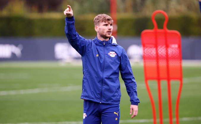 Almancil, 02.01.2026, Hotel Conrad Algarve Trainingsareal The Campus, Fussball, Trainingscamp von Bundesligist RB Leipzig in Vorbereitung auf die Rückrunde der Saison 2025 26. , Im Bild; Timo Werner (36, RB Leipzig). ,