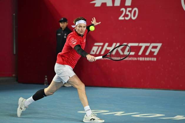 Hong Kong Tennis Open(ATP250) - Day 6 Alexander Bublik, a Kazakhstan tennis player, during a match at the Hong Kong Tennis Open(ATP250) on January 9, 2026 in Hong Kong. (Photo by Kobe Li Nexpher Images) Hong Kong