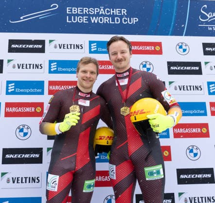 picture: Hannes Orlamünder, Paul Constantin Gubitz (GER) 09.01.2026 luge 5. FIL Eberspächer Luge World Cup, VELTINS Ice Arena Winterberg, Nordrhein-Westfalen, Germany (GER) Nations Cup photographer: FIL Michael Kristen *** picture Hannes Orlamünder, Paul Constantin Gubitz GER 09 01 2026 luge 5 FIL Eberspächer Luge World Cup, VELTINS Ice Arena Winterberg, Nordrhein Westfalen, Germany GER Nations Cup photographer FIL Michael Kristen