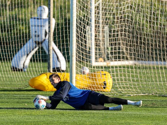 Alexander Brunst am ball im Trainingslager Spanien, SV Darmstadt 98 am 09.01.26 in Olivanova, Spanien Spanien Olivanova Spanien Deutschland