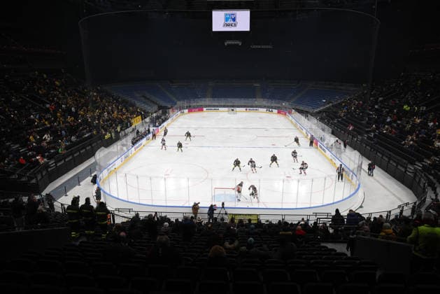 January 9, 2026, Milan, ITALY: Una veduta interna del Milano Santa Giulia Ice hockey, Eishockey Arena, dove si svolgeranno le gare delle prossime Olimpiadi di Milano Cortina 2026, in occasione del test events, Milano, 09 gennaio 2026.. .An interior view of the Milano Santa Giulia Ice Hockey Arena, where the next Milan Cortina 2026 Olympics will take place, during the test events, Milan, Italy, 09 January 2026..ANSA MATTEO BAZZI Milano Cortina 2026 Test Events Milano Santa Giulia Ice Hockey Arena  - ZUMAa110 20260109_zaf_a110_046 Copyright: xMatteoxBazzix