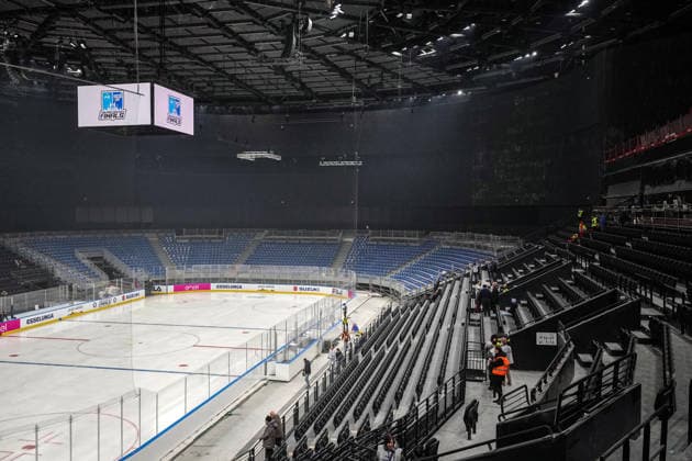 Arena Santagiulia, venue Hockey 1 for Milano Cortina Olympics Games, January 09, 2026, Milan, Italy (photo Gian Mattia DÕAlberto Lapresse) Arena Santagiulia , venue Hockey 1 ai Giochi Olimpiaci di Milano Cortina, 09 Gennaio 2026 , Milano, Italia (photo Gian Mattia DÕAlberto Lapresse)  Copyright: xGianxMattiaxD Albertox-xLaPressex