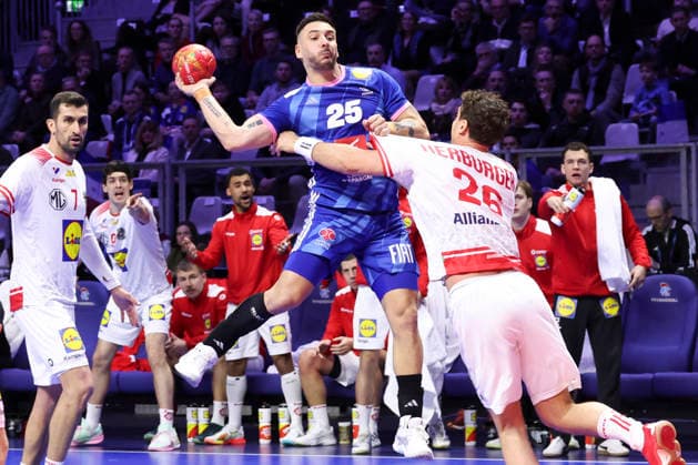 HANDBALL : France Vs Autiche - Tournoi de France - 09 01 2026 Hugo Descat (France) ParisFrance  Copyright: xMichaelxBaucherx