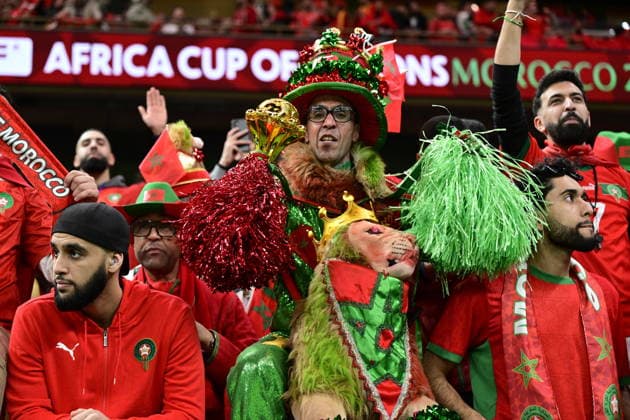 Cameroon v Morocco - Africa Cup of Nations 2025 RABAT, MOROCCO - JANUARY 9: Fans cheer during the Africa Cup of Nations (CAN) quarter-final football match between Cameroon and Morocco at the Prince Moulay Abdallah Stadium in Rabat, Morocco on January 9, 2026. Abu Adem Muhammed Anadolu Rabat Morocco. Editorial use only. Please get in touch for any other usage.  Copyright: x2026xAnadoluxAbuxAdemxMuhammedx