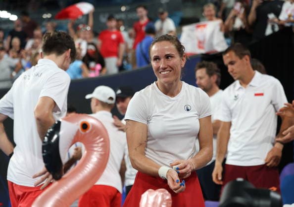 TENIS UNITED CUP SYDNEY 2026 09012026 N Z KATARZYNA KAWA I REPREZENTACJA POLSKI PO AWANSIE DO POLFINALU TURNIEJU UNITED CUP W SYDNEY MARCIN CHOLEWINSKI NEWSPIX.PL TENIS UNITED CUP SYDNEY 2026 09012026 KATARZYNA KAWA AND POLISH national team, Nationalteam AFTER ADVANCED TO SEMIFINALS UNITED CUP IN SYDNEY NEWSPIX.PL --- newspix.pl 