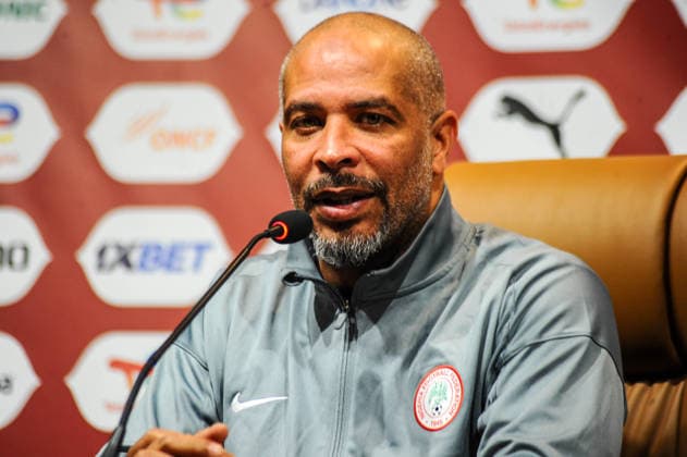 MARRAKECH, MOROCCO - JANUARY 9: Coach Eric Chelle of Nigeria during the Africa Cup of Nations (AFCON) Pre-Match Day at the Le Grand Stade on January 9th, 2026 in Marrakech, Morocco. Photo by Segun Ogunfeyitimi Copyright: xshengolpixsx