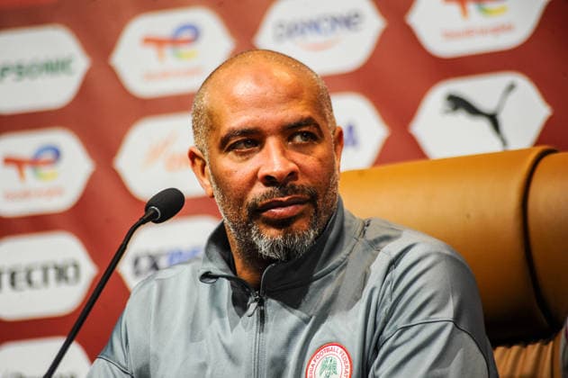 MARRAKECH, MOROCCO - JANUARY 9: Coach Eric Chelle of Nigeria during the Africa Cup of Nations (AFCON) Pre-Match Day at the Le Grand Stade on January 9th, 2026 in Marrakech, Morocco. Photo by Segun Ogunfeyitimi Copyright: xshengolpixsx
