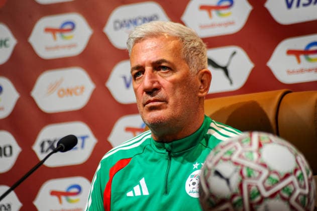 MARRAKECH, MOROCCO - JANUARY 9: Coach Vladimir Oetkovic of Algeria during the Africa Cup of Nations (AFCON) Pre-Match Day at the Le Grand Stade on January 9th, 2026 in Marrakech, Morocco. Photo by Segun Ogunfeyitimi Copyright: xshengolpixsx