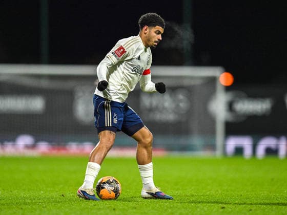Wrexham v Nottingham Forest Emirates FA Cup Morgan Gibbs-White of Notts Forest during the Emirates FA Cup match at the STÅK Racecourse, Wrexham 09 01 2026 UK Newspapers OUT Copyright: xKarlxVallantinex FIL-22769-0107