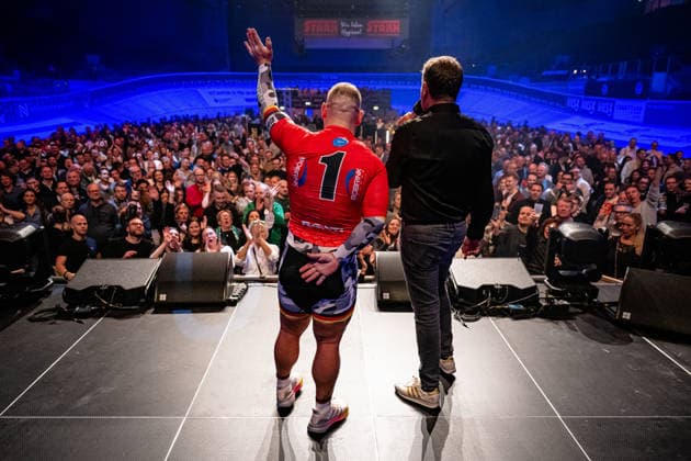 FÖRSTEMANN Robert, WACKEL Peter: Sixdays Bremen 2026 Team 1 - BOBRINK - FÖRSTEMANN Robert ( GER ) - WACKEL Peter ( GER ) Singer - Entertainer Querformat - quer - horizontal - Landscape - Event Veranstaltung: Sixdays Bremen 2026 - Category Kategorie: Cycling - Track cycling, Rad, Radsport, Bahnrad, Bahn Sixdays - Show - Location Ort: Europe Germany - Bremen - ÖVB Arena - Concert - Date Datum: 09.01.2026 Friday Day 1 -