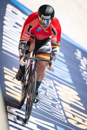 FÖRSTEMANN Robert: Sixdays Bremen 2026 Team 1 - BOBRINK - FÖRSTEMANN Robert ( GER ) Hochformat - Hoch - Vertikal - Portrait - Event Veranstaltung: Sixdays Bremen 2026 - Category Kategorie: Cycling - Track cycling, Rad, Radsport, Bahnrad, Bahn Sixdays - Elite Men - Location Ort: Europe Germany - Bremen - ÖVB Arena - Discipline: Sprint - Distance: 166 m - Date Datum: 09.01.2026 Friday Day 1 -