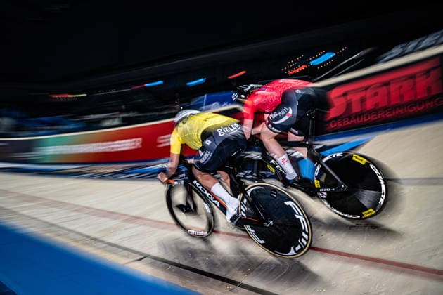 PRÖPSTER Alessa Catriona, GERAERTS Lonneke: Sixdays Bremen 2026 Team 1 - BOBRINK - PRÖPSTER Alessa Catriona ( GER ) - Team 4 - VELO TRACK - GERAERTS Lonneke ( NED ) Querformat - quer - horizontal - Landscape - Event Veranstaltung: Sixdays Bremen 2026 - Category Kategorie: Cycling - Track cycling, Rad, Radsport, Bahnrad, Bahn Sixdays - Elite Women - Location Ort: Europe Germany - Bremen - ÖVB Arena - Discipline: Sprint - Distance: ... m - Date Datum: 09.01.2026 Friday Day 1 -