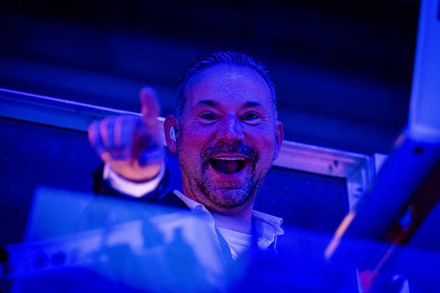 RASPER Jürgen: Sixdays Bremen 2026 RASPER Jürgen ( GER ) DJ Querformat - quer - horizontal - Landscape - Event Veranstaltung: Sixdays Bremen 2026 - Category Kategorie: Cycling - Track cycling, Rad, Radsport, Bahnrad, Bahn Sixdays - Elite ... - Location Ort: Europe Germany - Bremen - ÖVB Arena - Discipline: ... - Distance: ... m - Date Datum: 09.01.2026 Friday Day 1 -