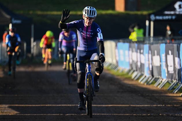 2026 Lloyds National Cyclo-cross Championships Picture by Olly Hassell SWpix.com - 10 01 2026 - Cycling - 2026 Lloyds National Cyclo-cross Championships - 50-59 Masters, 60-69 Masters, Gypsies Green, South Shields, England, Nicholas Craig (SCOTT Pioneer DJ) Wins Copyright: x xSWpix.comx(t axPhotographyxHubxLtd)xOllyxHassell SWpix.comx SWP-3159-0032