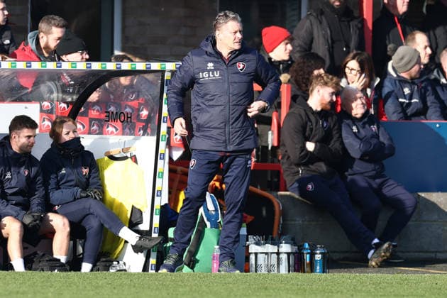 Cheltenham Town v Leicester City, FA Cup, 3rd Round Cheltenham Town Manager Steve Cotterill during the FA Cup match between Cheltenham Town and Leicester City at EV Charger Points Stadium, Cheltenham, UK on 10 January 2026. Cheltenham Jonny Rocks Stadium Gloucestershire UK Editorial use only DataCo restrictions apply See www.football-dataco.com , Copyright: xJohnxMallettx PSI-23561-0052