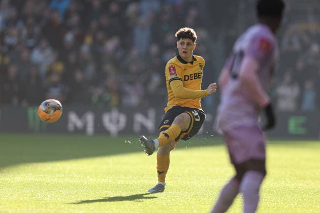 Emirates FA Cup Third Round Wolverhampton Wanderers v Shrewsbury Town Ladislav Krejci of Wolverhampton Wanderers during the Emirates FA Cup Third Round match Wolverhampton Wanderers vs Shrewsbury Town at Molineux, Wolverhampton, United Kingdom, 10th January 2026 (Photo by Euan Manning News Images) Wolverhampton Molineux West Midlands United Kingdom Copyright: xEuanxManning NewsxImagesx