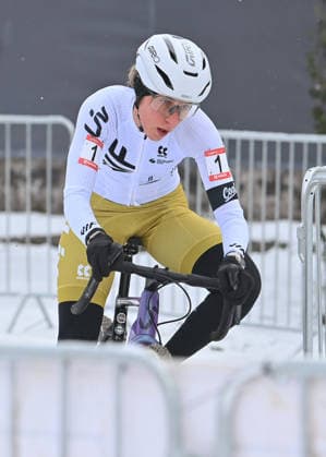 Mistrovstvi Ceske republiky v cyklokrosu, 10. ledna 2026, Dolni oblast Vitkovice, Ostrava. Vitezka Kristyna Zemanova (VIF CICLING TEAM). (CTKxPhoto JaroslavxOzana) CTKPhotoP2026011004211  CTKPhotoP2026011004211