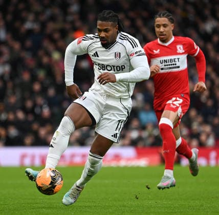 Fulham v Middlesbrough Emirates FA Cup Adama TraorÃ of Fulham during the Emirates FA Cup Third Round match at Craven Cottage, London 10 01 2026 UK Newspapers OUT Copyright: xNigelxBramleyx FIL-22780-0014