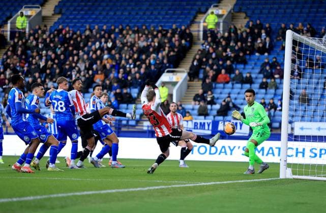 Keane Lewis-Potter of Brentford scores their side s first goal of the game Sheffield Wednesday v Brentford, Emirates FA Cup, Third Round, Football, Hillsborough, Sheffield, UK - 10 Jan 2026Sheffield Hillsborough United Kingdom EDITORIAL USE ONLY No use with unauthorised audio, video, data, fixture lists, club league logos or live services. Online in-match use limited to 120 images, no video emulation. No use in betting, games or single club league player publications. Copyright: xGeorgexTewkesbury Shutterstockx 16246263ba