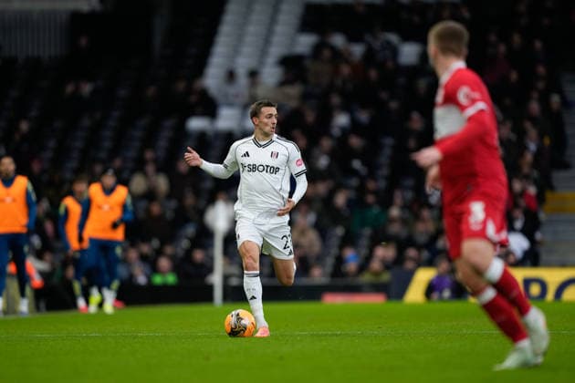 Fulham v Middlesbrough, FA Cup, 3rd Round Fulham defender Timothy Castagne (21) during the FA Cup match between Fulham and Middlesbrough at Craven Cottage, London, UK on 10 January 2026. London Craven Cottage Greater London UK Editorial use only DataCo restrictions apply See www.football-dataco.com , Copyright: xStephenxFlynnx PSI-23565-0058